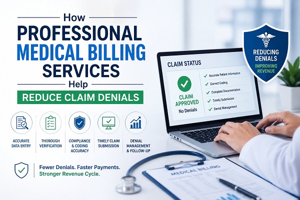 How Professional Medical Billing Services Help Reduce Claim Denials