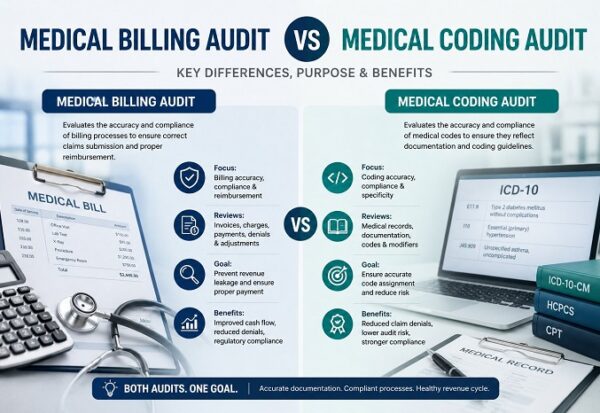 Medical Billing Audit vs Medical Coding Audit